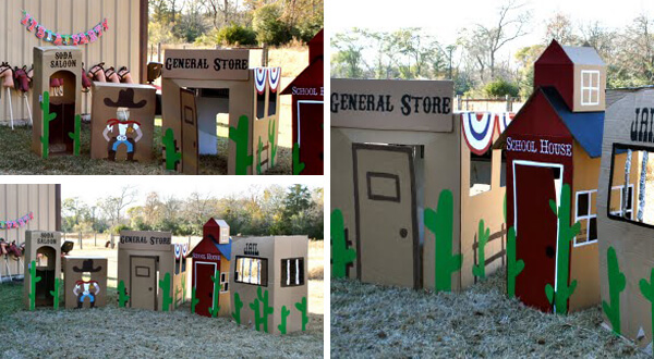 Ideas con cajas de cartón: Juguetes grandes para niños