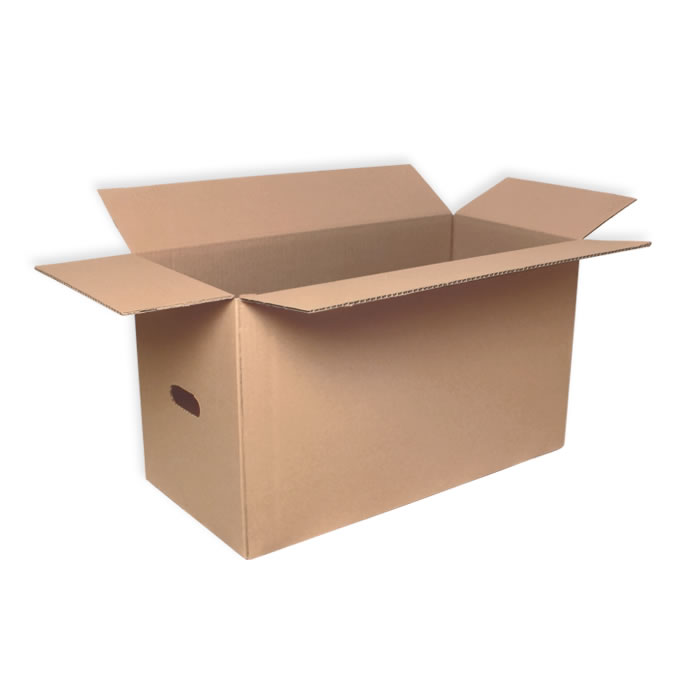 Cajas de cartón 630 x 300 x 350 mm. Con Asas