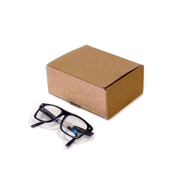 Caja Ecommerce doble envío 170 x 130 x 070 mm. Dos cierres adhesivos + apertura por tira de rasgado