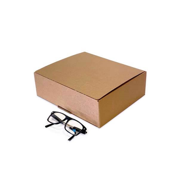 Caja Ecommerce doble envío 290 x 250 x 090 mm. Dos cierres adhesivos + apertura por tira de rasgado