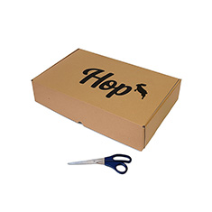 Cajas personalizadas automontables de doble envío 500 x 300 x 100 mm