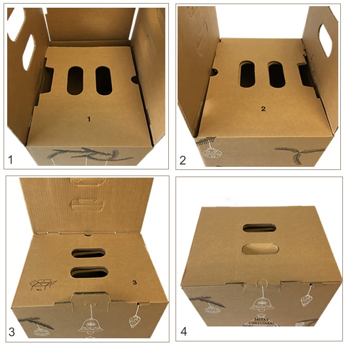 Cajas de Navidad 6 botellas + Lote -Eco