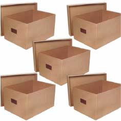 Pack 40 cajas de cartón de 460 x 340 x 260 mm