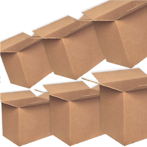 Pack 55 Cajas Cartón Simple 425x275x325mm 