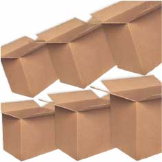 Pack 55 cajas de cartón de 425 x 275 x 325 mm