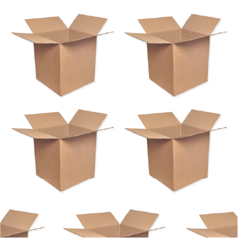 Pack 60 Cajas de Cartón Simple 400x400x450mm 