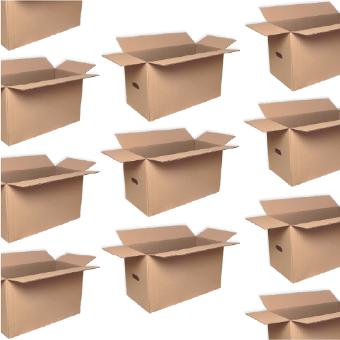 Pack 60 Cajas de Cartón Simple 630x300x350mm 