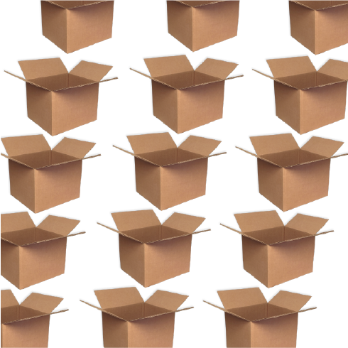 Pack 70 Cajas de Carton Doble 