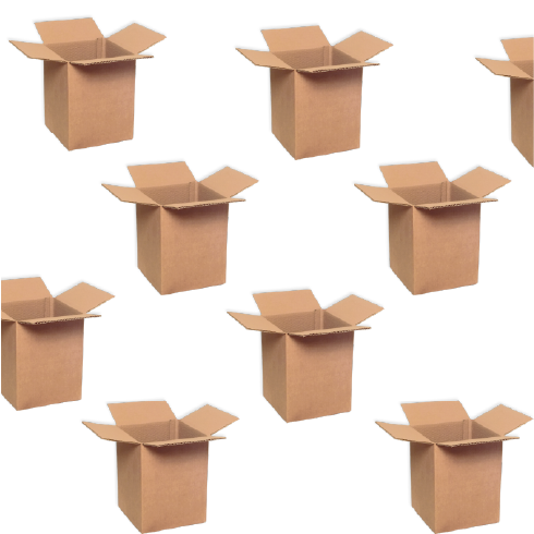 Pack 80 Cajas de Cartón Simple 200x200x260mm