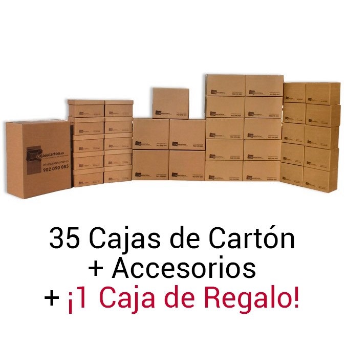 Pack Mudanza Básica cajas de cartón