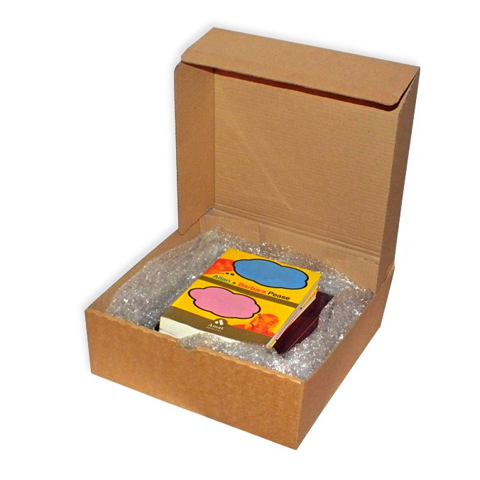 Muestras de caja envío postal 335 x 335 x 110 mm