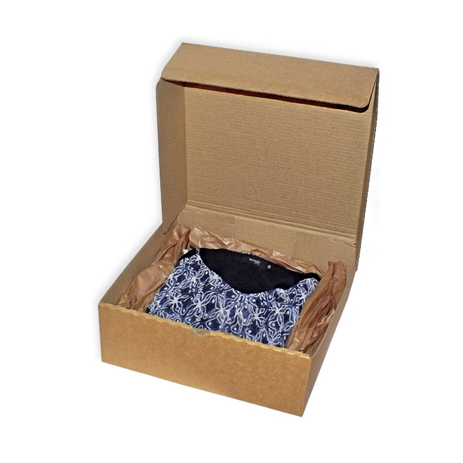 Muestras de caja envío postal 335 x 335 x 110 mm