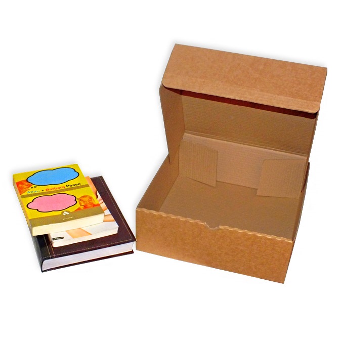 Muestras de caja envío postal 335 x 335 x 110 mm