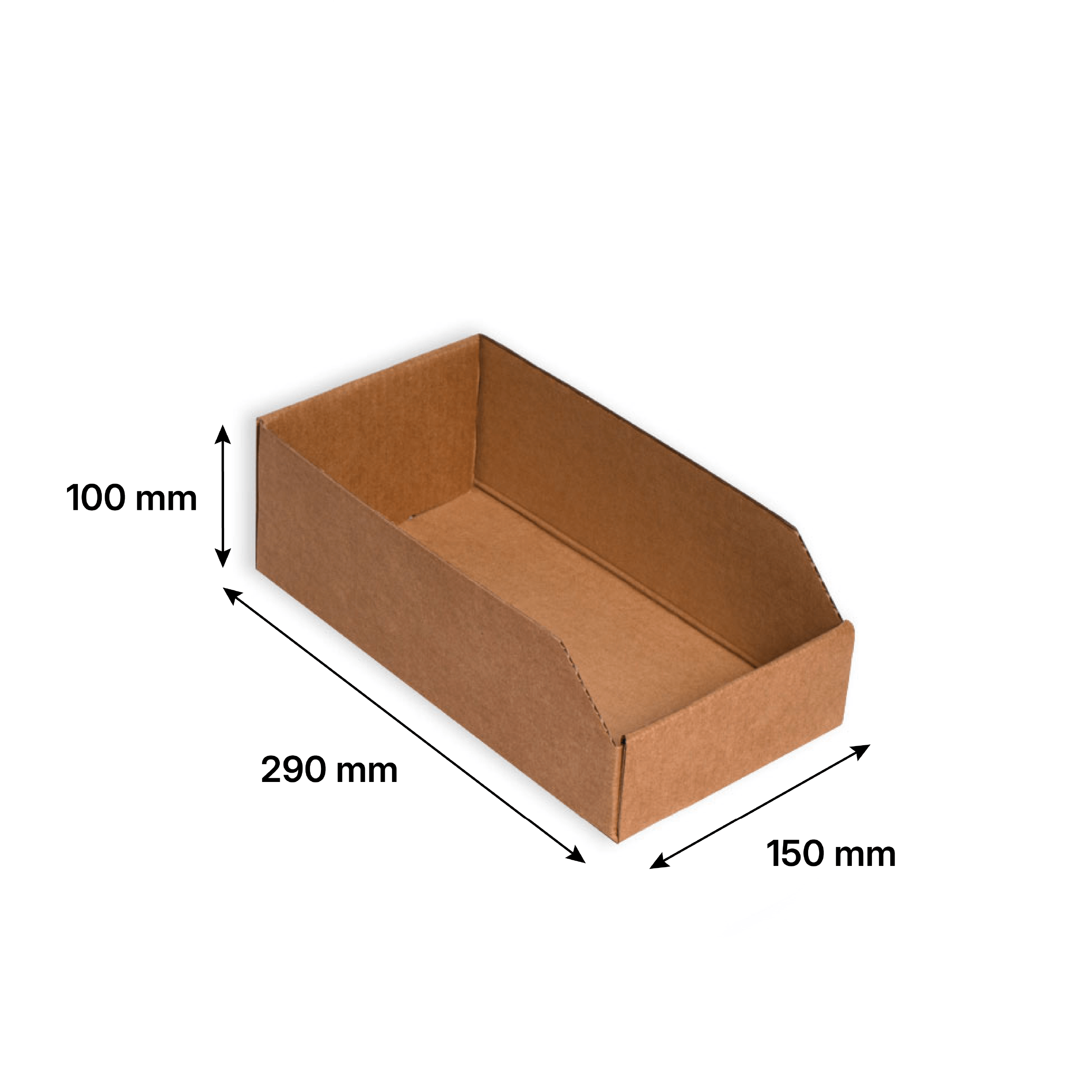 Gaveta de cartón 275 x 145 x 098 mm
