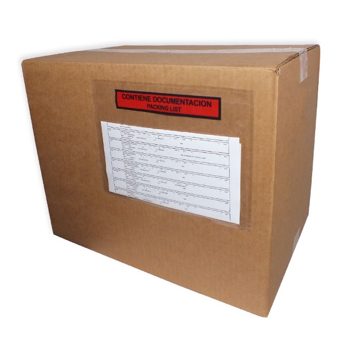 Sobre adhesivo Packing list Grande